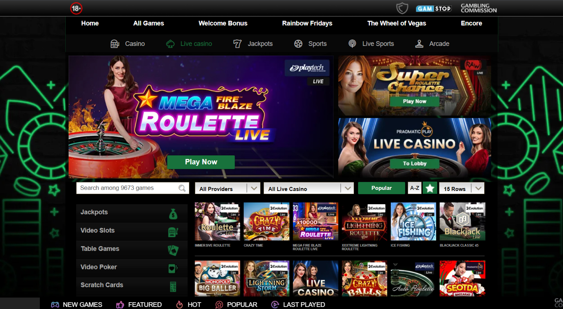 Mr Vegas Casino screenshot 3