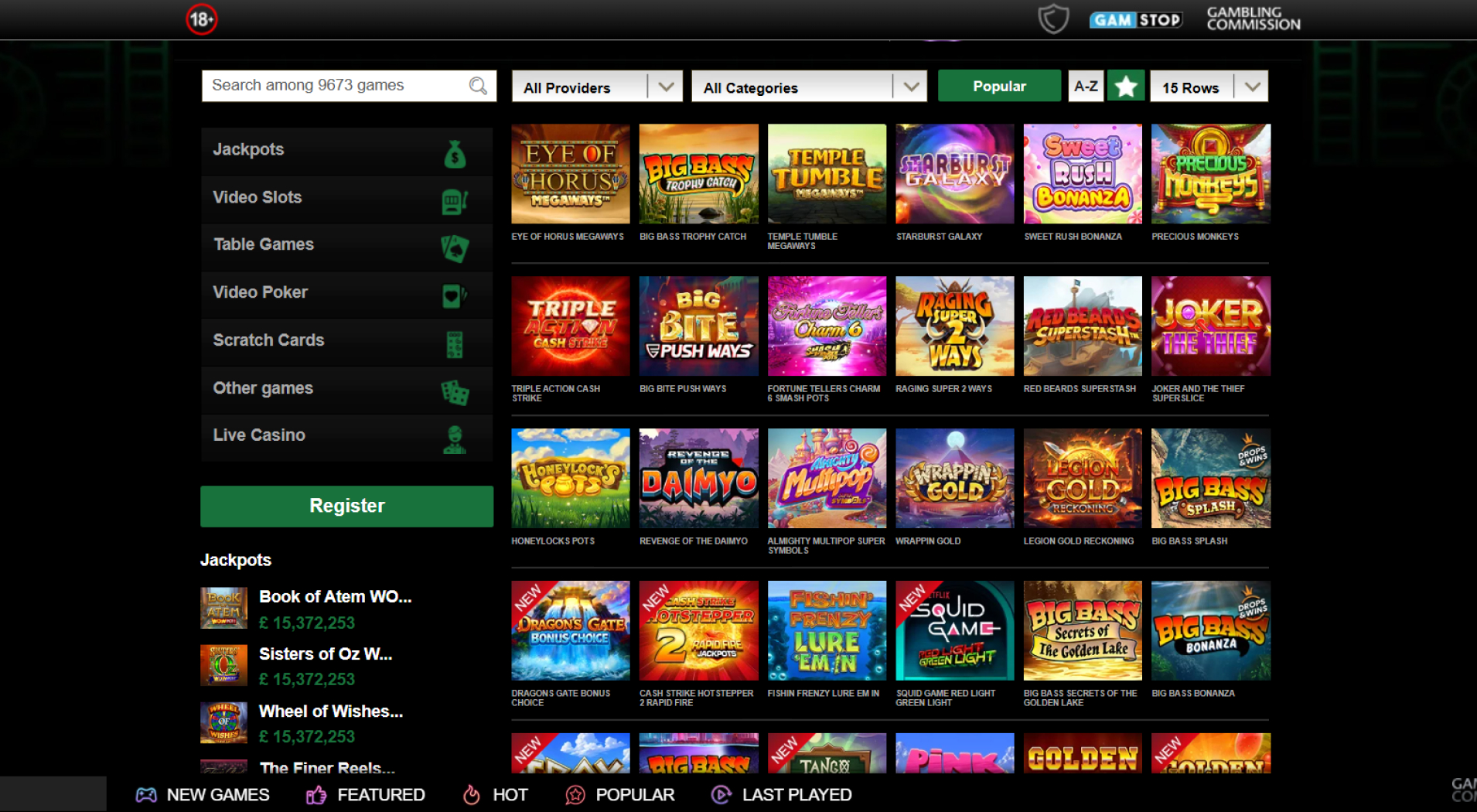 Mr Vegas Casino screenshot 5
