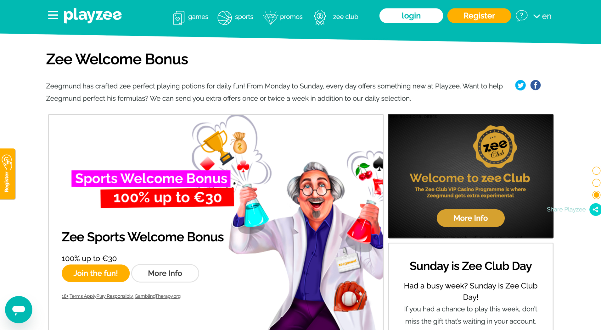 Playzee Casino screenshot 4