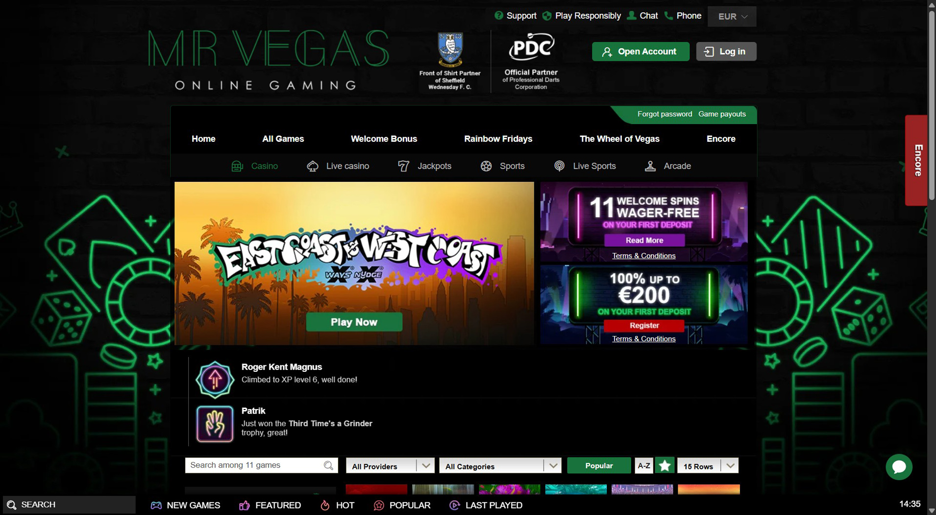 6. Mr Vegas Casino - Quick Neteller Casino Payouts